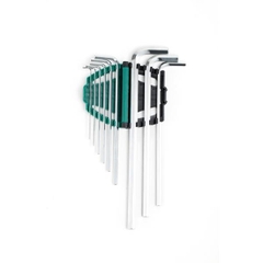 Bộ lục giác đầu bằng loại dài 9 chi tiết  SATA 09103