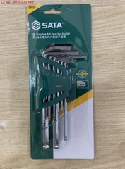 Bộ lục giác bi loại dài 9 chi tiết SATA 09105