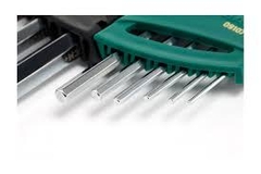 Bộ lục giác đầu bằng loại dài 9 chi tiết SATA 09107