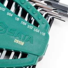 Bộ lục giác hệ inch 12 chi tiết SATA 09108
