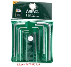 Bộ Lục Giác Mini Hệ Mét 8 Chi Tiết SATA 09119
