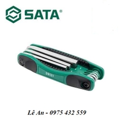 Bộ lục giác gập 8 chi tiết SATA 09121