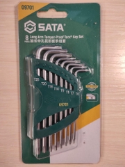 Bộ lục giác hoa thị loại dài 8 chi tiết SATA 09701