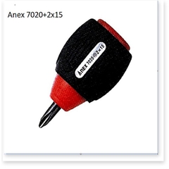Tô vít ngắn 4 cạnh có từ tính- loại có lỗ treo ANEX No.7020F+2x15
