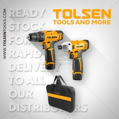 BỘ MÁY KHOAN VÀ MÁY BẮT VÍT 12V TOLSEN 79038(SP TRỢ GIÁ) TOLSEN 79038