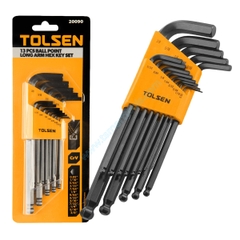 BỘ 13PCS LỤC ĐẦU BI HỆ INCH TOLSEN 20090