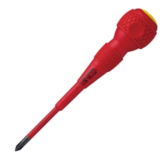Tô vít 4 cạnh cán tròn cách điện 1000V VESSEL 200+1x75