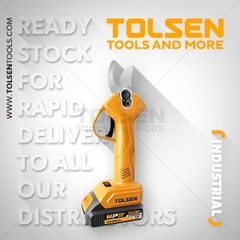 KÉO CẮT CÀNH PIN 20V 30MM (ĐỘNG CƠ KHÔNG CHỔI THAN) TOLSEN 87380