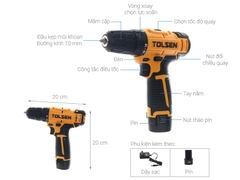 MÁY KHOAN PIN 12V TOLSEN 79036 (SP TRỢ GIÁ) TOLSEN 79036