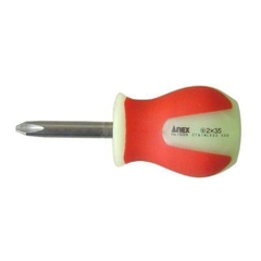 Tô vít 4 cạnh phát quang không gỉ (ngắn) ANEX No.1505+2x35