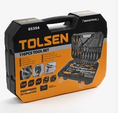BỘ DỤNG CỤ 116 CHI TIẾT TOLSEN 85354