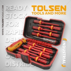BỘ VÍT CÁCH ĐiỆN 13 CÂY TOLSEN 38016