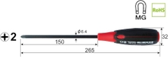 Tô vít 4 cạnh cán siêu êm VESSEL No.700+2x150