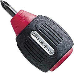 Tô vít ngắn4 cạnh có từ tính ANEX No.7020+1x15