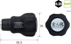 Chuôi tô vít  ngắn VESSEL 270BW