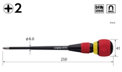 Tô vít 4 cạnh bánh răng cóc đảo chiều tự động VESSEL 2200+2x150