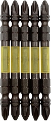 Vỉ 5 Mũi vặn vít 2 đầu có từ tính  ANEX ABRM5-2085