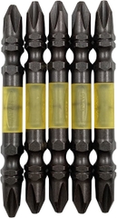 Vỉ 5 Mũi vặn vít 2 đầu có từ tính  ANEX ABRM5-2065