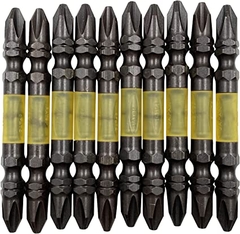 Vỉ 10 Mũi vặn vít 2 đầu có từ tính  ANEX ABR-14M+2x65