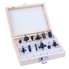 BỘ MŨI ĐÁNH PHAY GỖ (12PCS) TOLSEN 75680