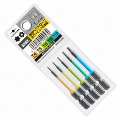 Vỉ 5 mũi vít sao 5 cái  ANEX ACTX5-65L2