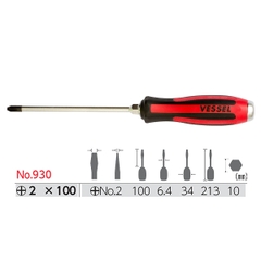 Tô vít đóng 4 cạnh VESSEL No.930+2x100