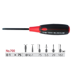 Tô vít 4 cạnh cán siêu êm VESSEL No.700+1x75