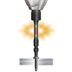 Vỉ 10 mũi vít 2 đầu có từ tính ANEX ABRS-14M+2x65
