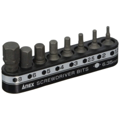 Bộ 8 mũi vít đầu lục giác  ANEX AK-51P-B8H1