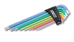 Bộ lục giác bi hệ mét 9 chi tiết, 1.5-10mm,  ASAHI AQUS910