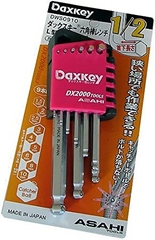 Bộ lục giác bi chống trượt đầu ngắn loại ngắn 1.5-10mm  ASAHI DWS0910