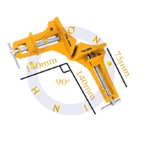 KẸP LẤY GÓC VUÔNG 75mm, 3" (Công Nghiệp) (New) TOLSEN 10218