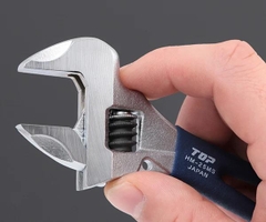 Mỏ lết thường miệng rộng mini TOP KOGYO HM-25MSNB (Japan)