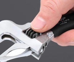 Mỏ lết thường miệng rộng mini TOP KOGYO HM-32MSBK (Japan)