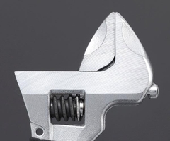 Mỏ lết thường miệng rộng mini TOP KOGYO HM-38MSBK (Japan)