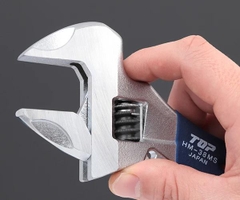 Mỏ lết thường miệng rộng mini TOP KOGYO HM-38MSNB (Japan)