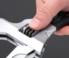 Mỏ lết thường miệng rộng mini TOP KOGYO HM-43MSBK (Japan)