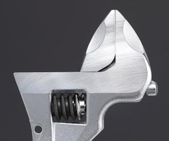 Mỏ lết thường miệng rộng mini TOP KOGYO HM-43MSR (Japan)