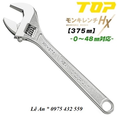 Mỏ lết thường miệng rộng TOP KOGYO HX-375 (Japan)