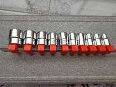 Bộ tuýp 12 cạnh 3/8" 10 chi tiết ASAHI 3S-S10W