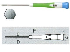 Tô vít lục giác mini  ANEX No.3531 H2x75