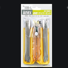 Bộ bút thử điện 6 mũi điện áp thấp(L) ANEX No.1095-L
