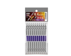 Vỉ 10 mũi vít 2 đầu có từ tính ANEX ARTS-14M+2x110