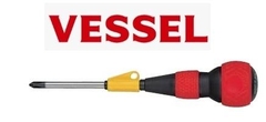 Tô vít 4 cạnh cán tròn, xoay tự do VESSEL 220F+2x150