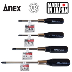 Tô vít đóng 4 cạnh tay gỗ ANEX No.170+2x100
