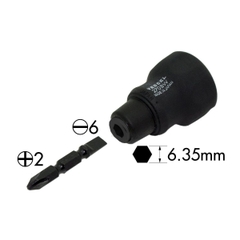 Bộ tô vít  ngắn đảo đầu VESSEL 270BW-62