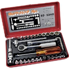 Bộ tuýp 1/4" 34 chi tiết  ASAHI SD2340