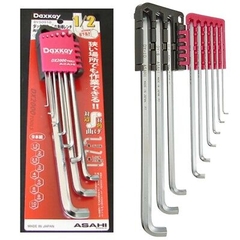 Bộ lục giác thường dài 2 đầu cong 1.5-10mm   ASAHI DYS0910