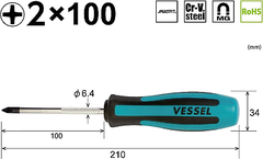 Tô vít 4 cạnh VESSEL No.900+2x100