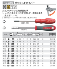 Tô vít đầu tuýp ANEX No.6000-H6x115